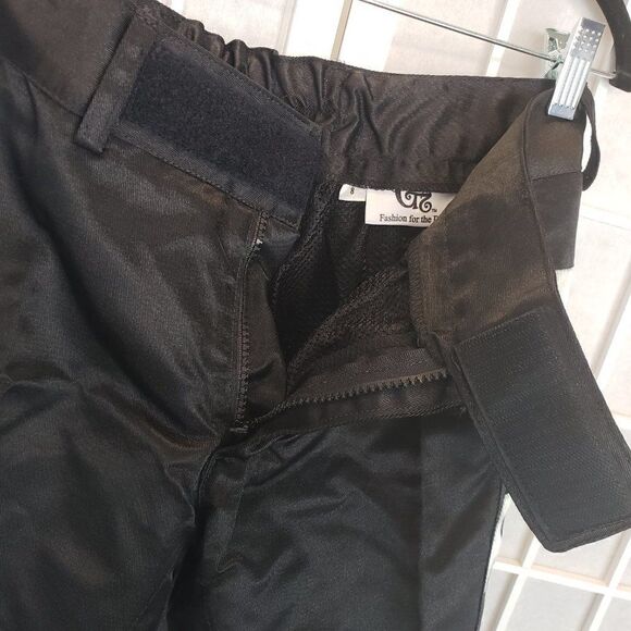 NWOT Girlyz Women's Motor Cross Checkered Pants Size 8 - Picture 5 of 8